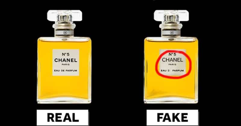 Fake perfume